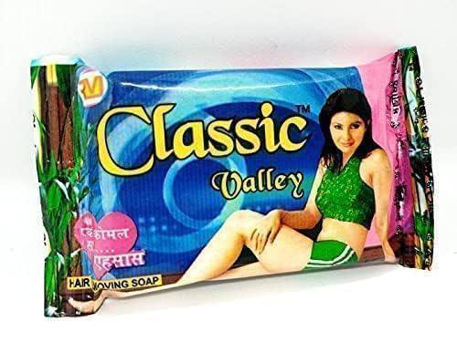 الصابونة الهندية لازالة الشعر (عرض 3 قطع + ليفة مغربية هدية)